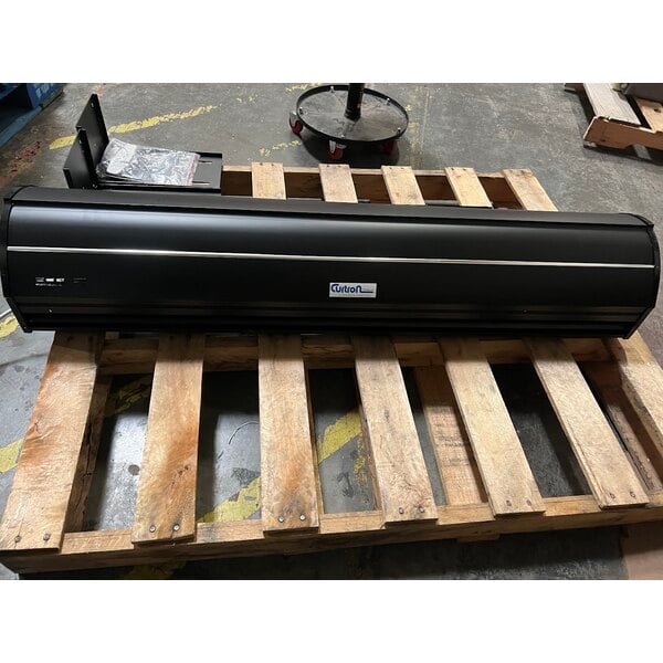 Scratch and Dent Curtron MCS-48-BK Microshield 48" Black Air Barrier - 120V