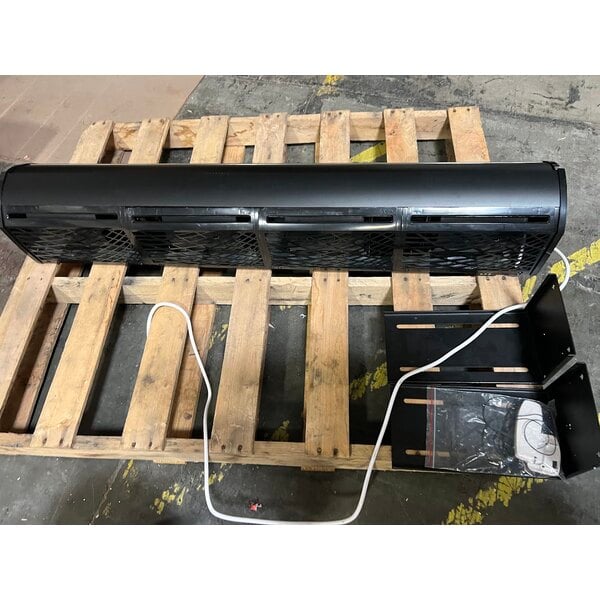 Scratch and Dent Curtron MCS-48-BK Microshield 48" Black Air Barrier - 120V