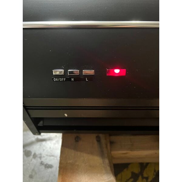 Scratch and Dent Curtron MCS-48-BK Microshield 48" Black Air Barrier - 120V