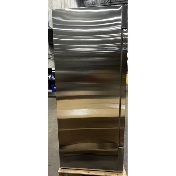 Scratch and Dent Avantco SS-3F-HC 81 5/16" Stainless Steel Solid Door Reach-In Freezer