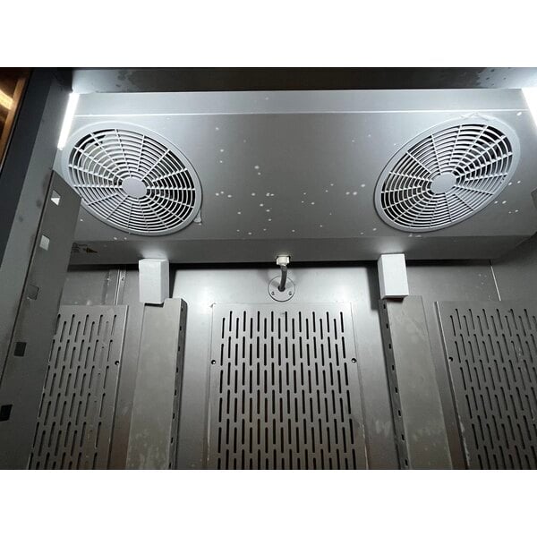 Scratch and Dent Avantco SS-3F-HC 81 5/16" Stainless Steel Solid Door Reach-In Freezer