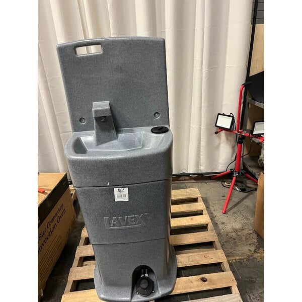 Scratch and Dent Lavex 16 Gallon Single Mobile Hand Wash Station