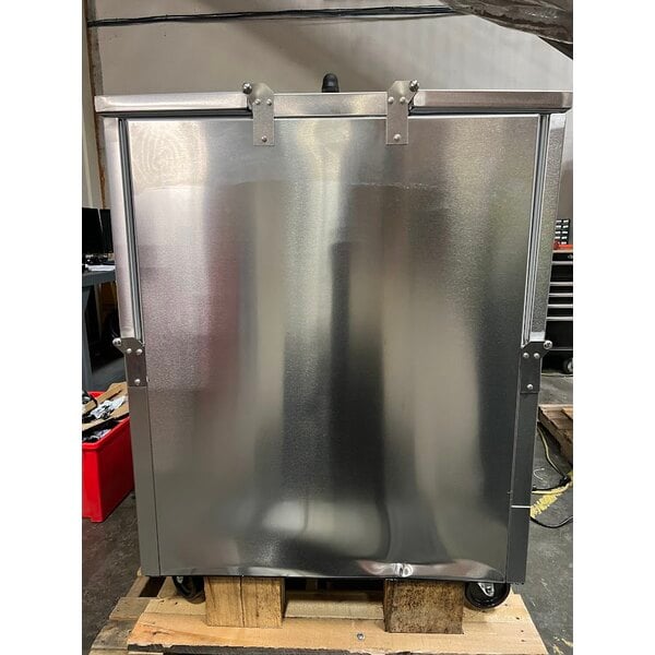 Scratch and Dent Beverage-Air ST49HC-S 49" Stainless Steel 2-Sided Cold Wall Milk Cooler