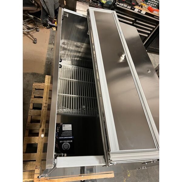 Scratch and Dent Beverage-Air ST49HC-S 49" Stainless Steel 2-Sided Cold Wall Milk Cooler