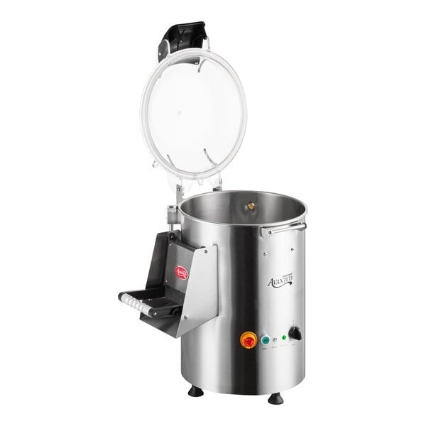 Scratch and Dent Avantco PPC22 22 lb. Countertop Potato Peeler - 120V, 1 hp