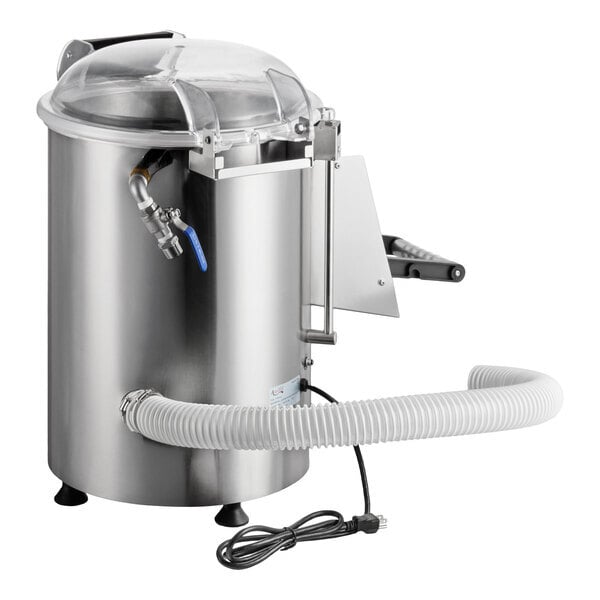 Scratch and Dent Avantco PPC22 22 lb. Countertop Potato Peeler - 120V, 1 hp