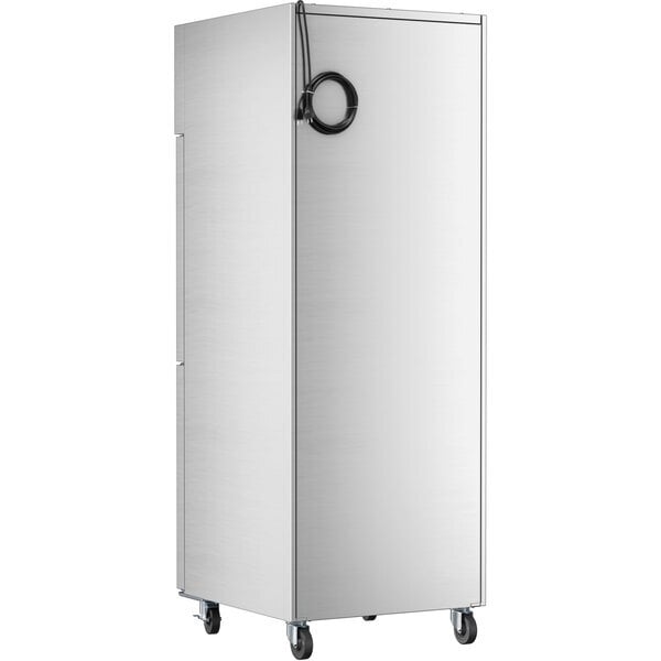 Scratch and Dent Avantco Z1-R2-A 29" Right-Hinged Solid Half Door Stainless Steel Reach-In Refrigerator