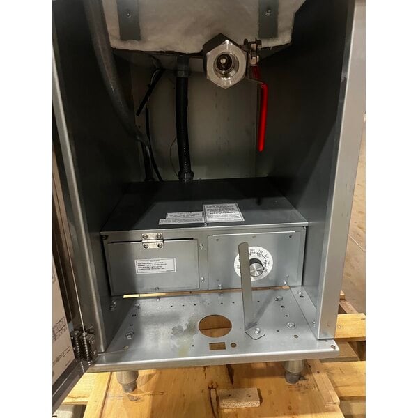 Scratch and Dent Dean by Frymaster SR114E Super Runner Economy 40 lb. Electric Floor Fryer - 208V, 1 Phase