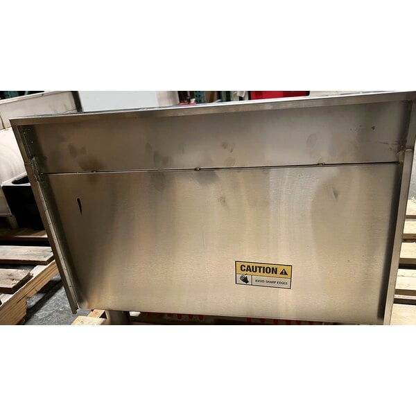 Scratch and Dent Regency 18" x 24" Underbar Ice Bin with 7 Circuit Post-Mix Cold Plate and Bottle Holders - 51 lb.