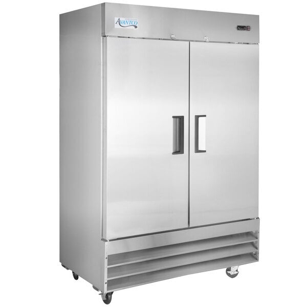 Scratch and Dent Avantco A-49R-HC 54" Solid Door Reach-In Refrigerator