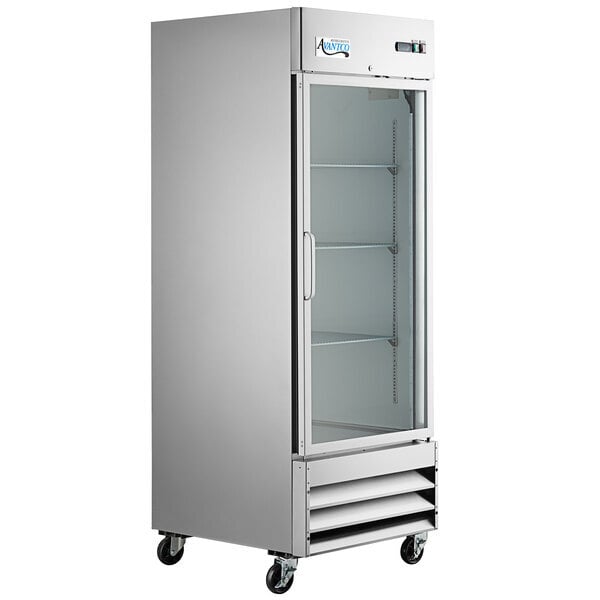 Scratch and Dent Avantco A-23R-G-HC 29" Glass Door Reach-In Refrigerator