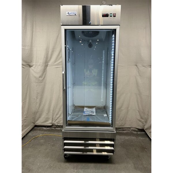 Scratch and Dent Avantco A-23R-G-HC 29" Glass Door Reach-In Refrigerator