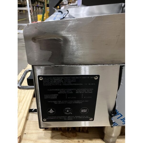 Scratch and Dent Wolf by Vulcan AGM60-LP Liquid Propane 60" Heavy-Duty Gas Countertop Griddle with Manual Controls - 135,000 BTU