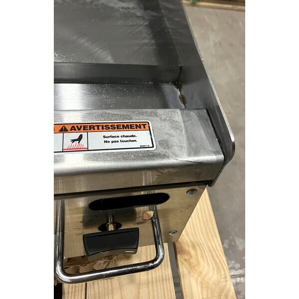 Scratch and Dent Wolf by Vulcan AGM60-LP Liquid Propane 60" Heavy-Duty Gas Countertop Griddle with Manual Controls - 135,000 BTU