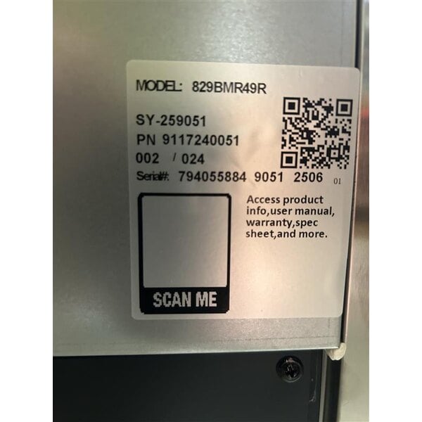 Scratch and Dent MainStreet Equipment BMR-49-R 54" Solid Door Reach-In Refrigerator