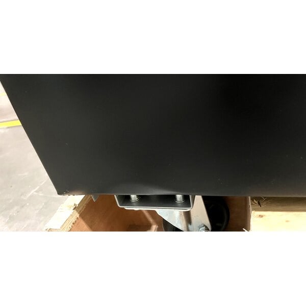 Scratch and Dent Avantco GD-ICE-24F 31" Black Indoor Glass Door Ice Merchandiser