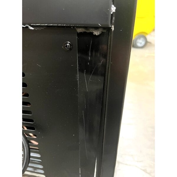 Scratch and Dent Avantco GD-ICE-24F 31" Black Indoor Glass Door Ice Merchandiser