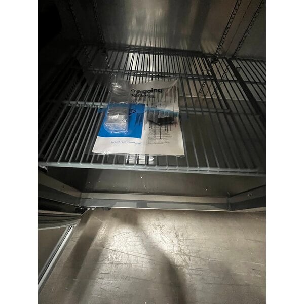 Scratch and Dent Avantco SSPPT-3I 94" 2 Door Refrigerated Pizza Prep Table with 2 Drawers
