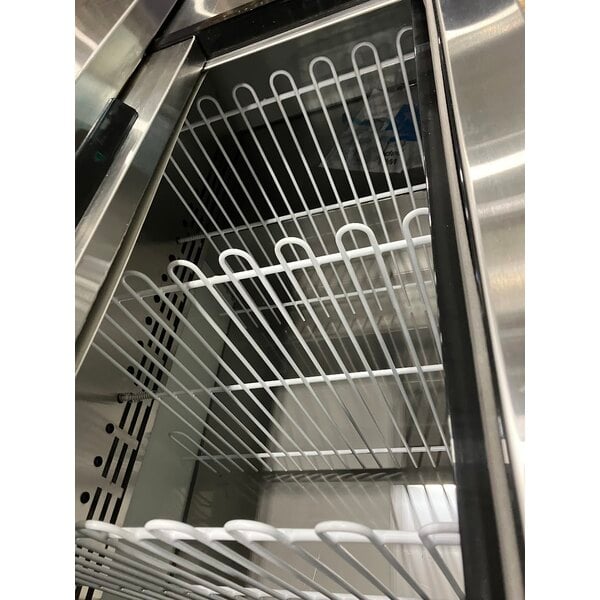 Scratch and Dent Avantco HBB-80-HC 80" Black Horizontal Bottle Cooler