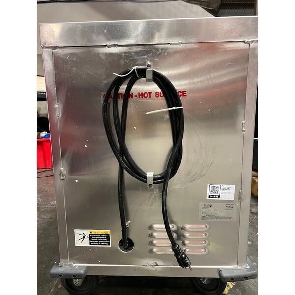 Scratch and Dent Avantco HTIS-1812 Undercounter Half Size Insulated Heated Holding Cabinet with Solid Door - 120V