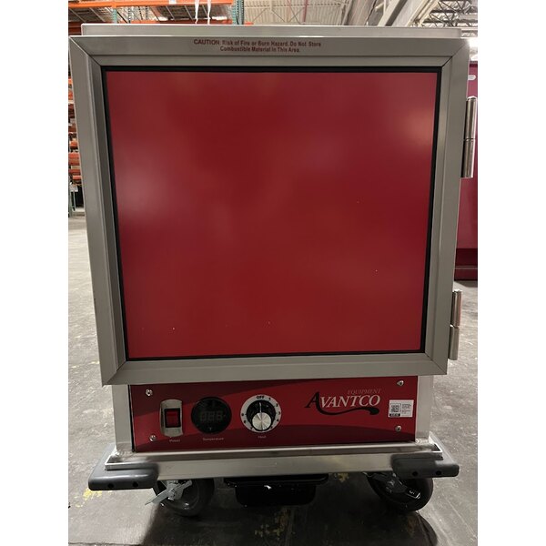 Scratch and Dent Avantco HTIS-1812 Undercounter Half Size Insulated Heated Holding Cabinet with Solid Door - 120V