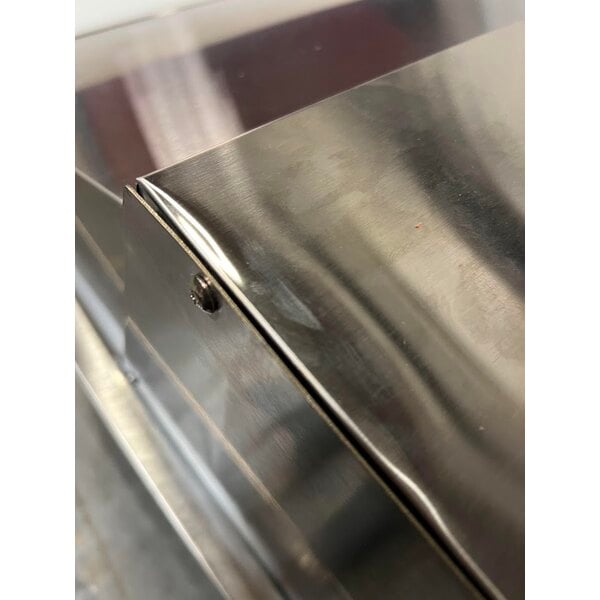 Scratch and Dent Avantco SS-PT-60M-HC 60" 2 Door Mega Top Stainless Steel Refrigerated Sandwich Prep Table