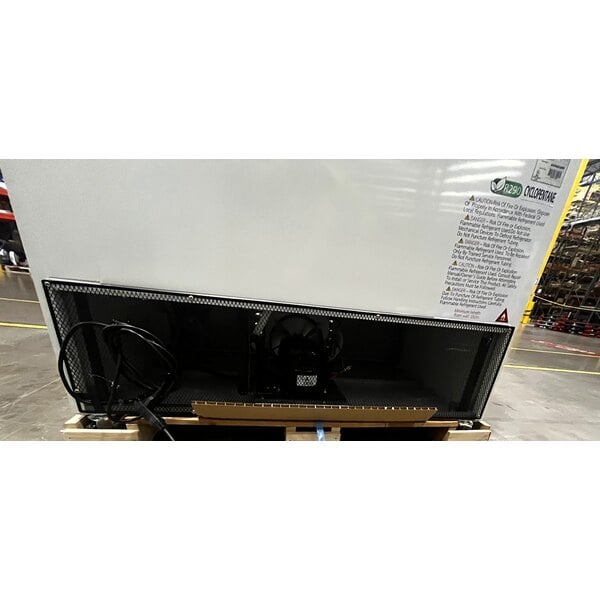 Scratch and Dent MainStreet Equipment GMC-49 52 3/4" White Swing Glass Door Merchandiser Refrigerator - 120V