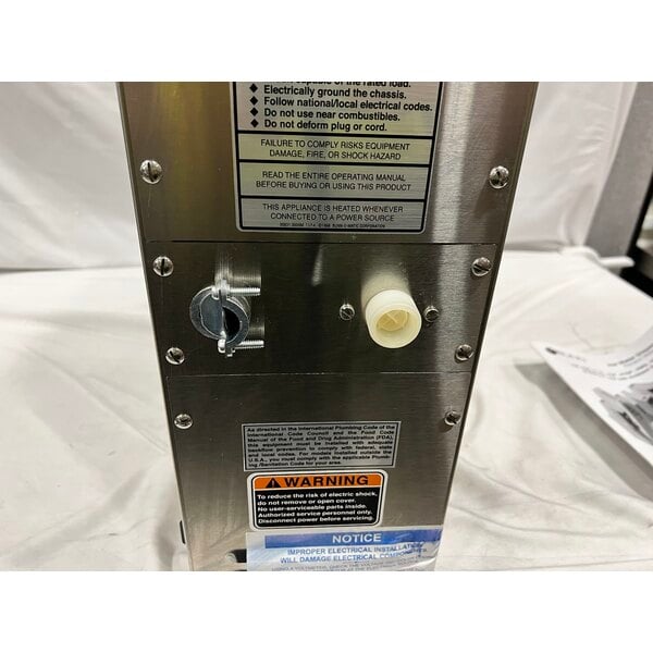 Scratch and Dent Bunn 43600.0002 H5X Element SST Stainless Steel Finish 5 Gallon 212 Degree Hot Water Dispenser - 208V