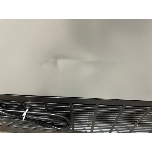 Scratch and Dent Avantco SS-3R-HC 81 5/16" Stainless Steel Solid Door Reach-In Refrigerator