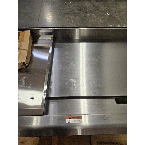 Scratch and Dent Cooking Performance Group GM-CPG-48-NL 48" Gas Countertop Griddle with Manual Controls - 120,000 BTU