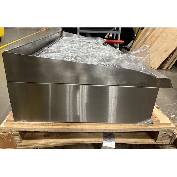 Scratch and Dent Cooking Performance Group CL-CPG-60-NL 60" Gas Lava Briquette Charbroiler - 200,000 BTU