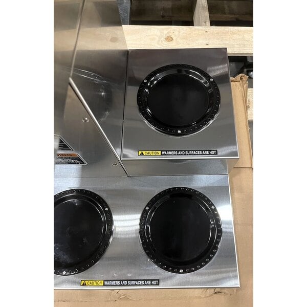 Scratch and Dent Bunn 12950.0212 CWTF15-3 12 Cup Automatic Coffee Brewer with 3 Lower Warmers and Hot Water Faucet - 120V