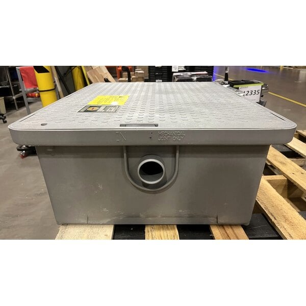 Scratch and Dent Endura 3925A02LO Lo-Pro 50 lb. 25 GPM Low Profile Grease Trap with 2" Hub