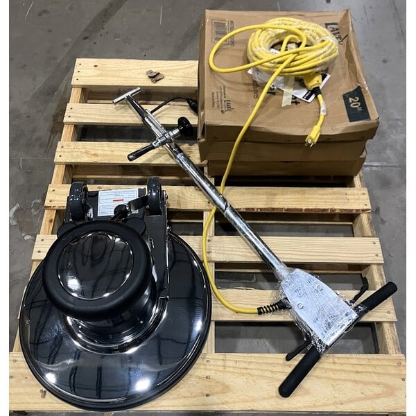 Scratch and Dent Lavex 20" Single Speed Rotary Floor Cleaning Machine - 175 RPM