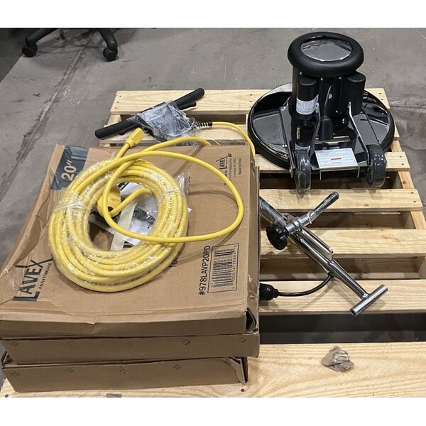 Scratch and Dent Lavex 20" Single Speed Rotary Floor Cleaning Machine - 175 RPM