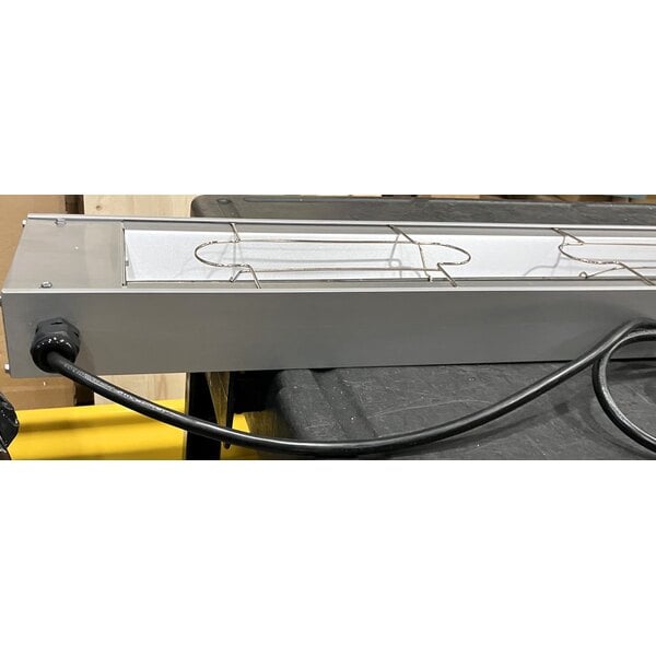 Scratch and Dent Hatco GRAH-60 60" Glo-Ray High Wattage Infrared Food Warmer with Toggle Controls, 6" Chains, and S-Hooks - 120V, 1,400W