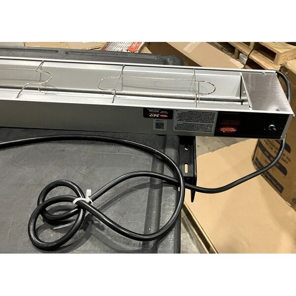 Scratch and Dent Hatco GRAH-60 60" Glo-Ray High Wattage Infrared Food Warmer with Toggle Controls, 6" Chains, and S-Hooks - 120V, 1,400W