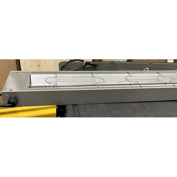 Scratch and Dent Hatco GRAH-60 60" Glo-Ray High Wattage Infrared Food Warmer with Toggle Controls, 6" Chains, and S-Hooks - 120V, 1,400W