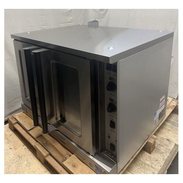 Scratch and Dent Cooking Performance Group FECD-100-C Single Deck Standard Depth Full Size Electric Convection Oven- 208V, 3 Phase, 11 kW