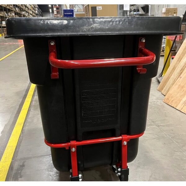 Scratch and Dent Rubbermaid® FG130500BLA BRUTE Black 0.5 Cubic Yard Standard-Duty Tilt Truck / Trash Cart (850 lb.)