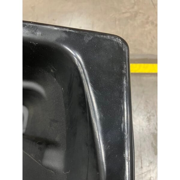 Scratch and Dent Rubbermaid® FG130500BLA BRUTE Black 0.5 Cubic Yard Standard-Duty Tilt Truck / Trash Cart (850 lb.)