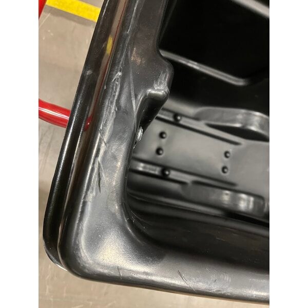 Scratch and Dent Rubbermaid® FG130500BLA BRUTE Black 0.5 Cubic Yard Standard-Duty Tilt Truck / Trash Cart (850 lb.)