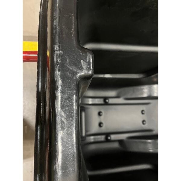 Scratch and Dent Rubbermaid® FG130500BLA BRUTE Black 0.5 Cubic Yard Standard-Duty Tilt Truck / Trash Cart (850 lb.)