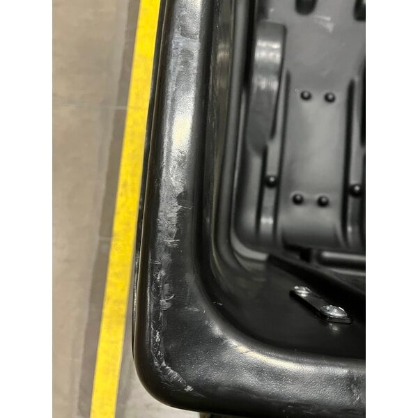 Scratch and Dent Rubbermaid® FG130500BLA BRUTE Black 0.5 Cubic Yard Standard-Duty Tilt Truck / Trash Cart (850 lb.)