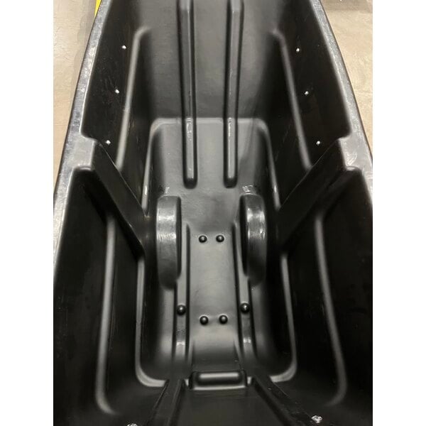 Scratch and Dent Rubbermaid® FG130500BLA BRUTE Black 0.5 Cubic Yard Standard-Duty Tilt Truck / Trash Cart (850 lb.)