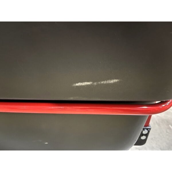 Scratch and Dent Rubbermaid® FG130500BLA BRUTE Black 0.5 Cubic Yard Standard-Duty Tilt Truck / Trash Cart (850 lb.)