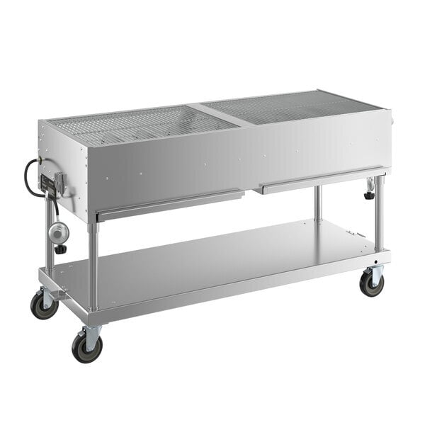 Scratch and Dent Backyard Pro LPG60 60" Stainless Steel Liquid Propane Outdoor Grill
