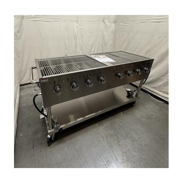Scratch and Dent Backyard Pro LPG60 60" Stainless Steel Liquid Propane Outdoor Grill