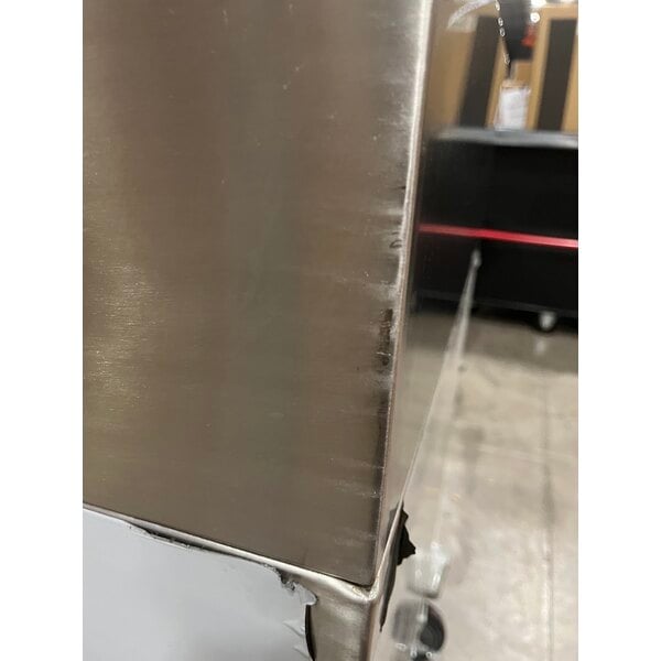 Scratch and Dent ServIt 24" Stainless Steel Flatware / Tray Cart with 12 Flatware Cylinder Capacity TSC-24