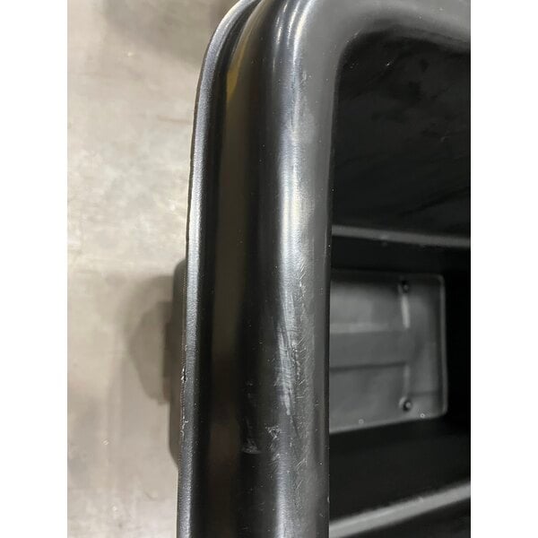 Scratch and Dent Rubbermaid® FG471200BLA Black 12 Cu. Ft. Utility Cube Truck (800 lb.)